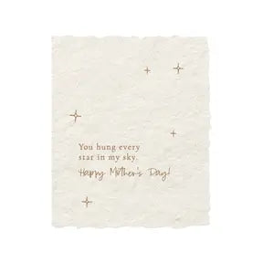 Card: You Hung every Star in My Sky Mothers Day Card