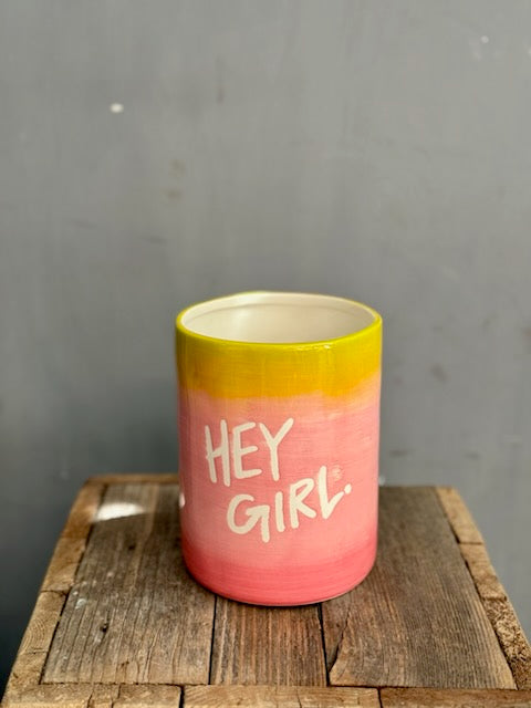 Hey Girl Vase