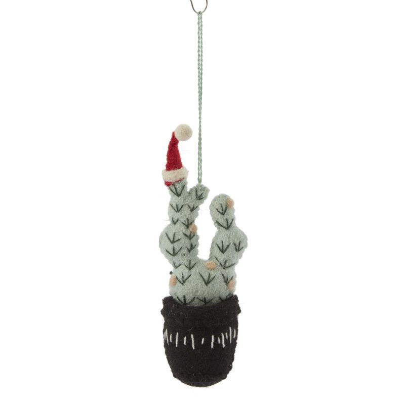 Ornament; Cactus with hat