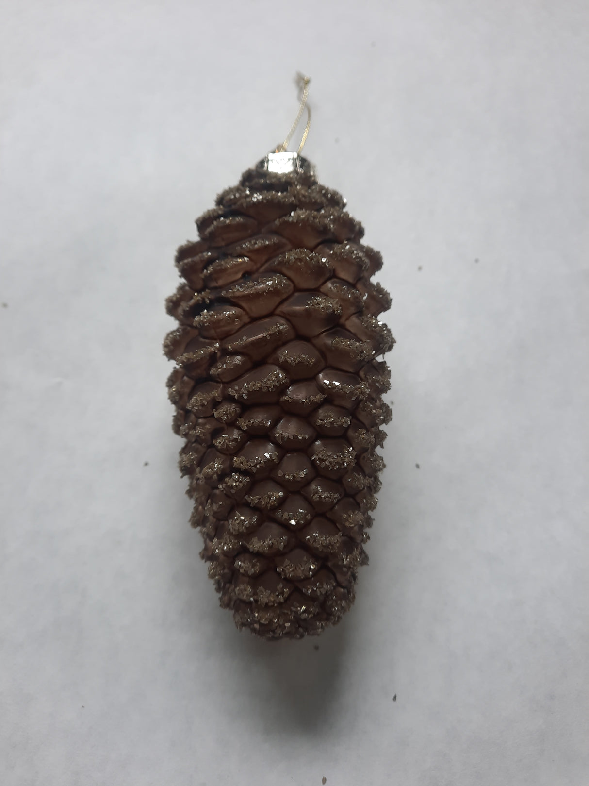 Ornament; Pine Cone Brown