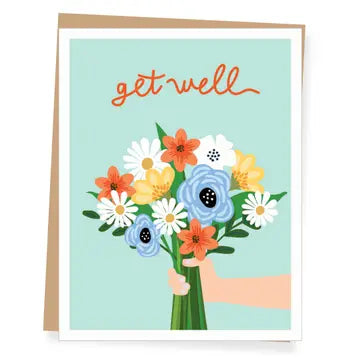 Card: Get Well Bunch of Flowers