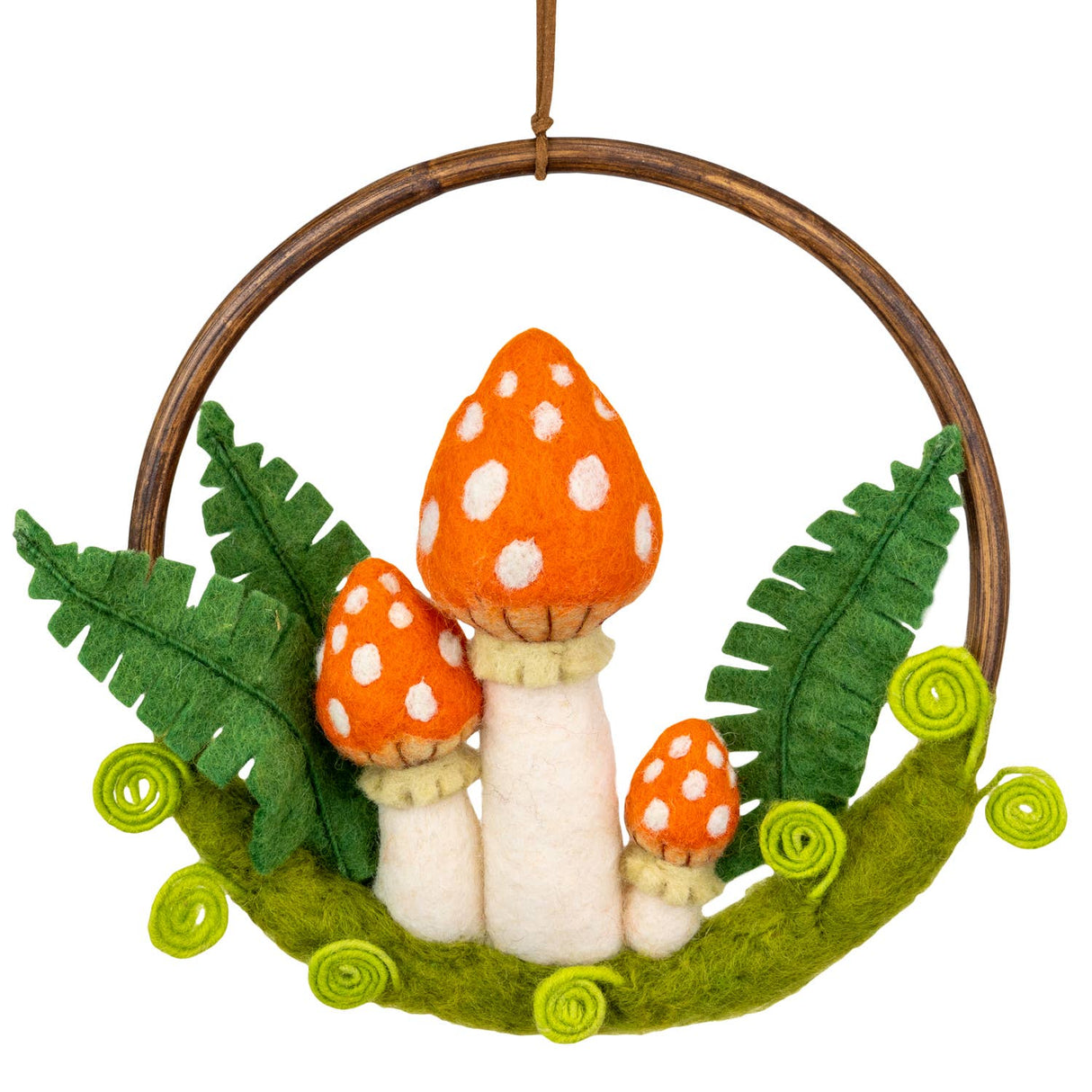 Orange Bonnet Forest Ring