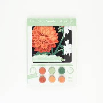 Paint by Number Kit: Dahlias