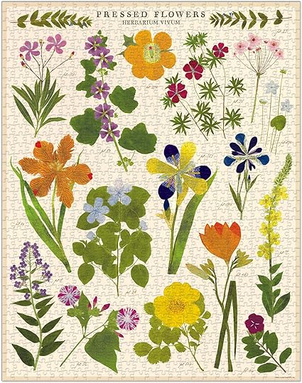 Puzzle Pressed Flowers