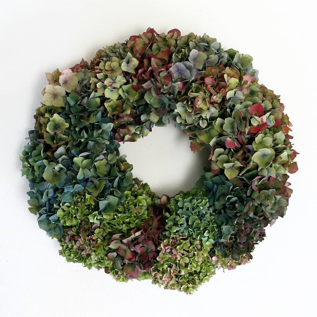 WREATH: Dried Hydrangea Harvest