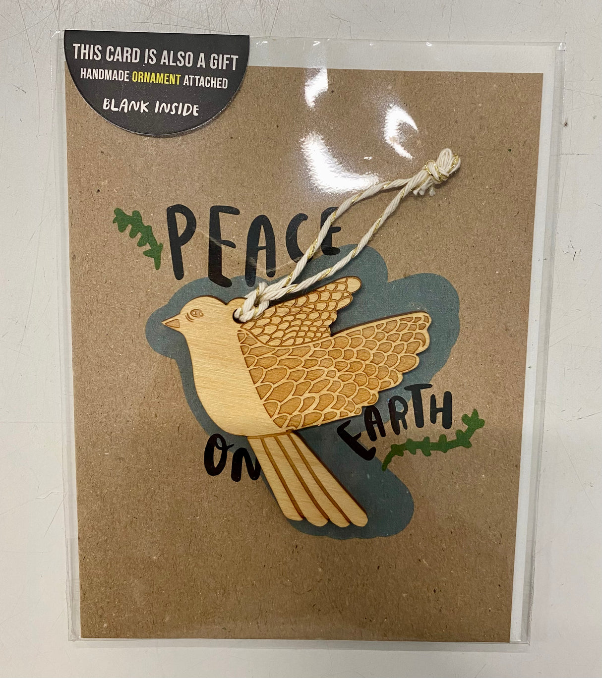 Card: Peace on Earth and Ornament