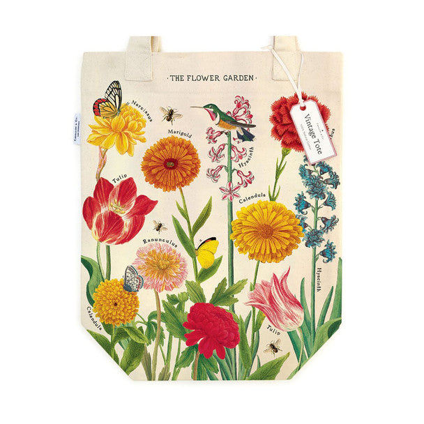 Tote Bag Flower Garden