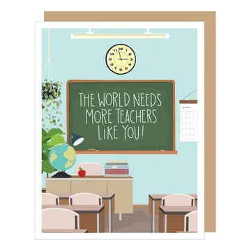 Card: The World Needs More Teachers