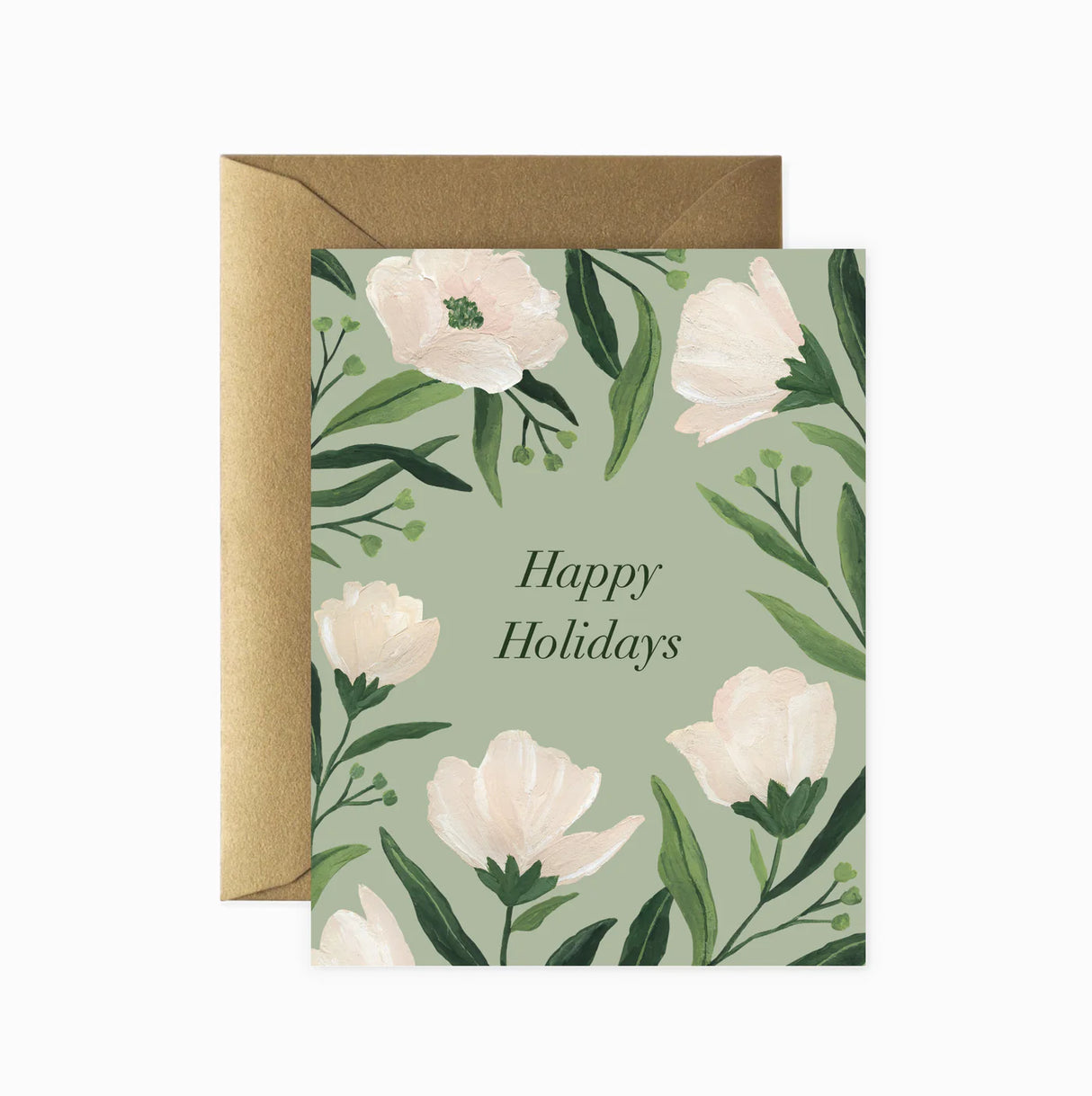 Card: Floral Happy Holiday