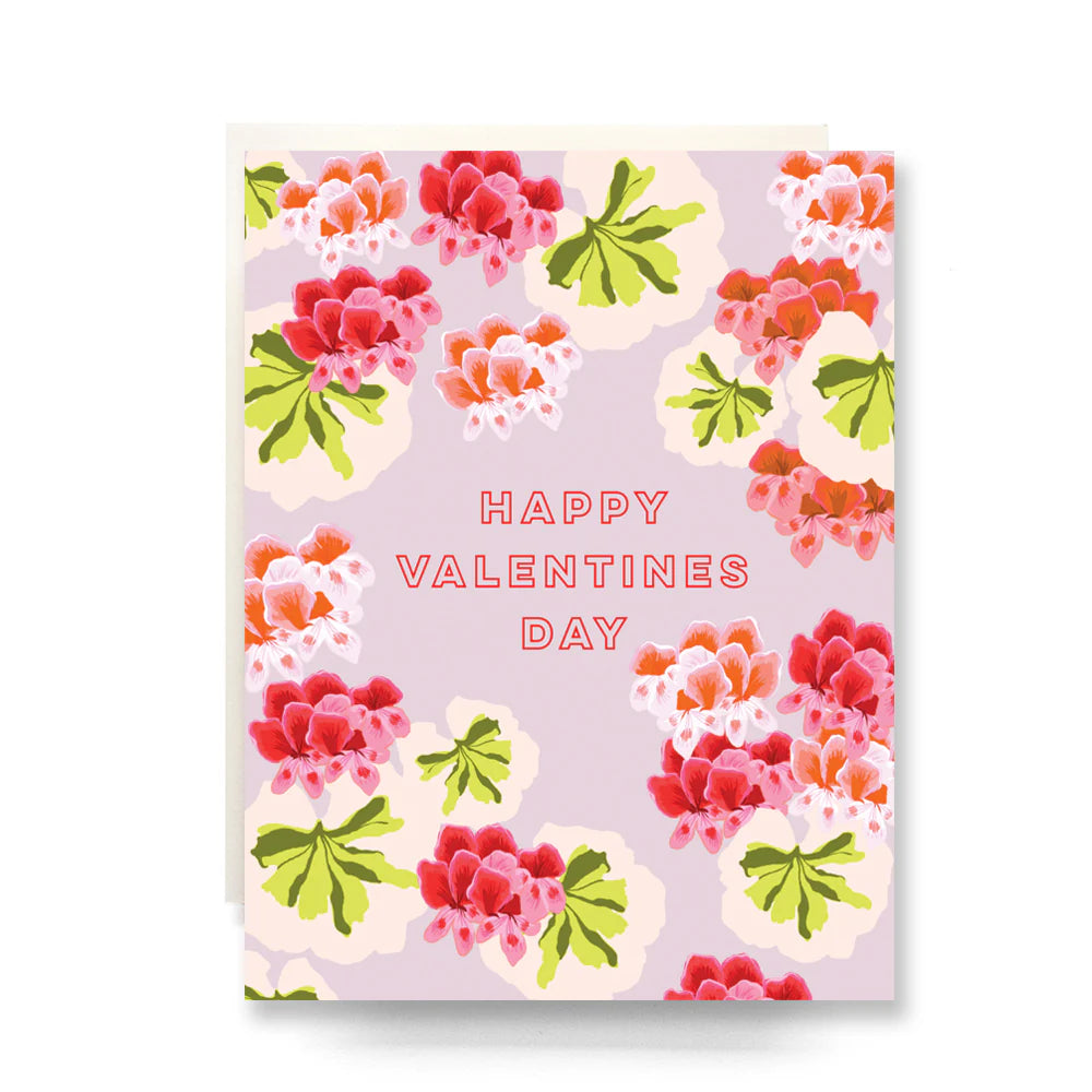 Card: Happy Valentines Day Floral