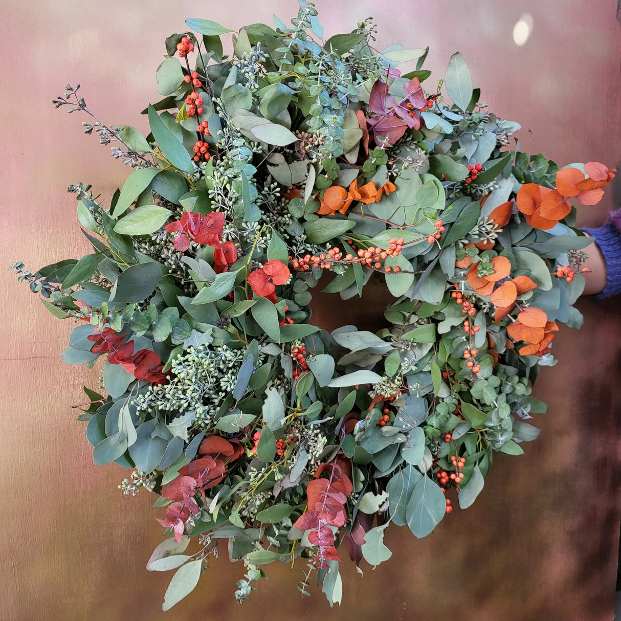 Wreath: Fresh Eucalyptus Medley