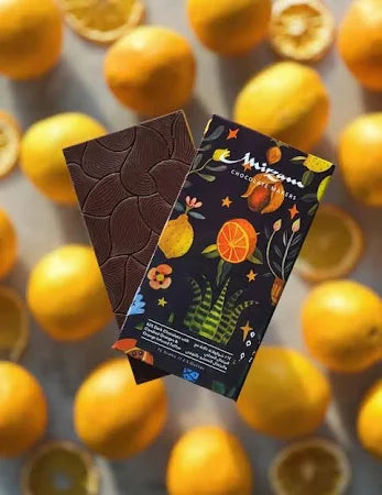 Mirzam Candied Orange Dark Chocolate