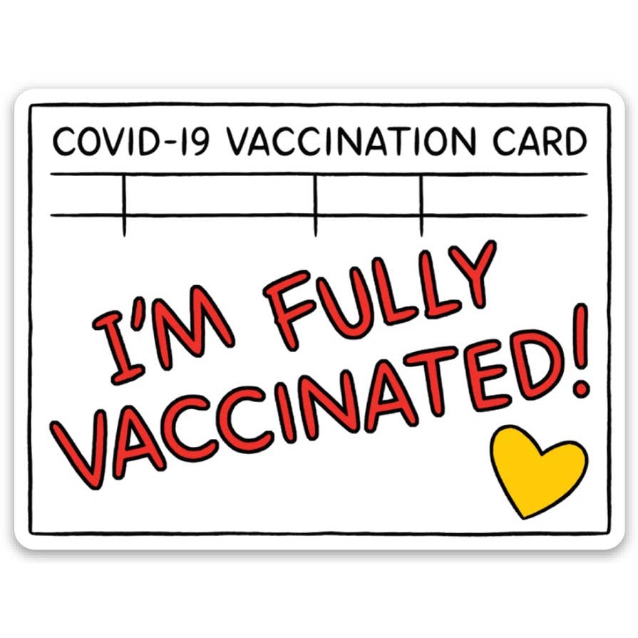 Which sticker is your favorite? #vaccinated