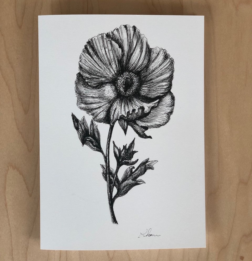 Card : Poppy