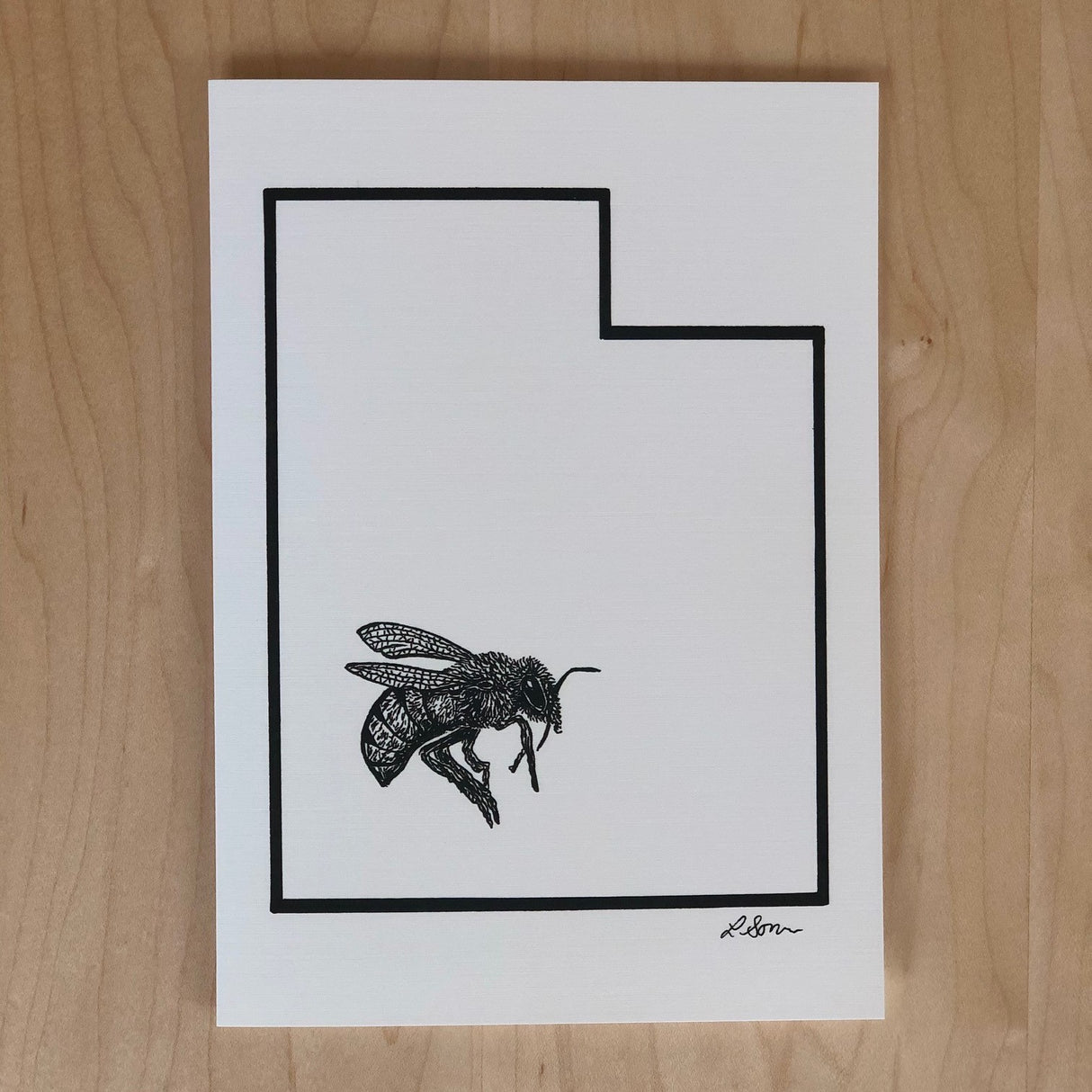 Card: Utah and the Bee