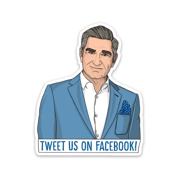 Sticker:Tweet Us On Facebook